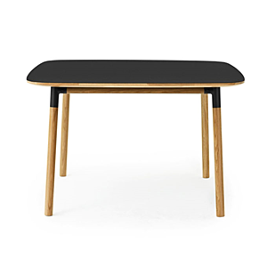 Normann Copenhagen Form tafel-Zwart-120x120 cm