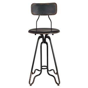 Dutchbone Ovid Counter stoel-Zwart