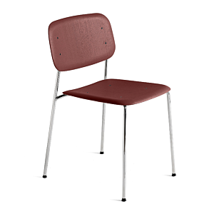 Hay Soft Edge 40 chrome stoel-Fall red