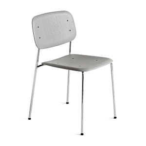 Hay Soft Edge 40 chrome stoel-Soft grey