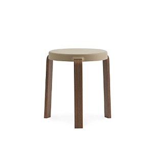 Normann Copenhagen Tap Stool - stoel-Sand-Noten