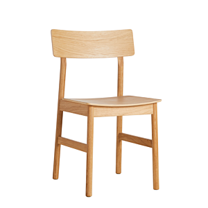 WOUD Pause Dining Chair stoel-Geolied eiken