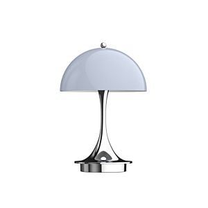 Louis Poulsen Panthella 160 Portable tafellamp-Grijs opaal acryl