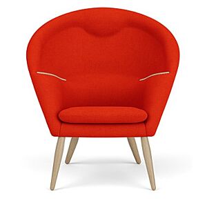 Audo Copenhagen Oda Lounge fauteuil-Oak-Hallingdal 65 600