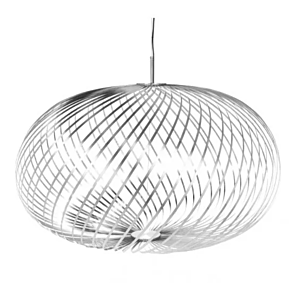 Tom Dixon Spring Pendant hanglamp-Silver-Large