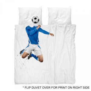 Snurk Soccer Champ blauw dekbedovertrek-240x200/220 cm