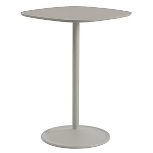 muuto Soft Café tafel-Grey / Grey-70x70x95 cm