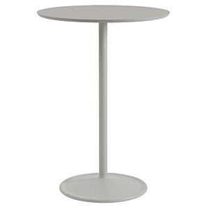 muuto Soft Café tafel-Grey / Grey-∅75x105 cm