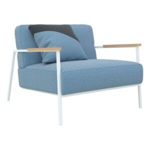 Studio HENK Co fauteuil met wit frame-Halling 65-840
