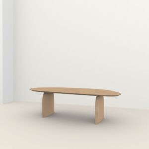 Studio HENK Amoeba tafel-220x100 cm-Naturel lak