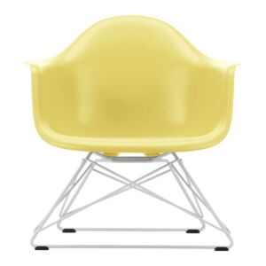 Vitra Eames LAR loungestoel met wit onderstel-Citroen