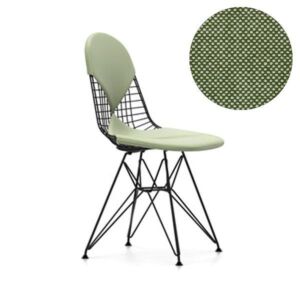 Vitra Eames Wire Chair DKR-2 stoel zwart gepoedercoat onderstel-Hopsak 87