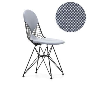 Vitra Eames Wire Chair DKR-2 stoel zwart gepoedercoat onderstel-Hopsak 74