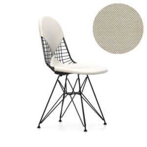 Vitra Eames Wire Chair DKR-2 stoel zwart gepoedercoat onderstel-Hopsak 79