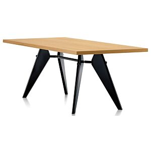 Vitra EM Table frame zwart eetkamertafel-180x90 cm