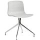 HAY About a Chair AAC10 stof aluminium onderstel stoel-Grijs