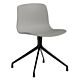 HAY About a Chair AAC10 zwart onderstel stoel- Concrete Grey