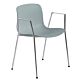 HAY About a Chair AAC18 chroom onderstel stoel- Dusty Blue