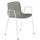 HAY About a Chair AAC18 wit onderstel stoel-Grijs-groen