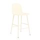 Normann Copenhagen Form Bar Chair barkruk stalen onderstel -Cream-Zithoogte 65 cm