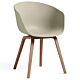 HAY About a Chair AAC22 stoel Walnoot onderstel-Pastel green