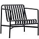 HAY Palissade Lounge Chair Low stoel-Anthracite