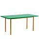 HAY Two-Colour tafel-Ochre - Green Mint-160x82x74 cm