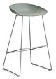 HAY About a Stool AAS38 barkruk RVS onderstel-Zithoogte 75 cm-Fall Green
