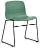 HAY About a Chair AAC08 zwart onderstel stoel-Teal Green