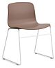 HAY About a Chair AAC08 wit onderstel stoel-Soft Brick