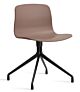 HAY About a Chair AAC10 zwart onderstel stoel- Soft Brick