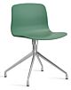 HAY About a Chair AAC10 aluminium onderstel stoel- Teal Green