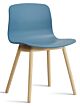 HAY About a Chair AAC12 zeep onderstel stoel- Azure Blue