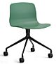 HAY About a Chair AAC14 zwart onderstel stoel- Teal Green