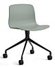HAY About a Chair AAC14 zwart onderstel stoel- Fall Green