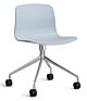 HAY About a Chair AAC14 aluminium onderstel stoel-Slate Blue