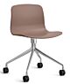 HAY About a Chair AAC14 aluminium onderstel stoel- Soft Brick
