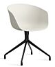 HAY About a Chair AAC20 zwart onderstel stoel-Melange Cream