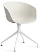 HAY About a Chair AAC20 wit onderstel stoel-Melange Cream