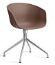 HAY About a Chair AAC20 chroom onderstel stoel-Soft Brick