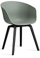 HAY About a Chair AAC22 stoel zwart onderstel- Fall Green