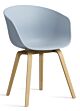 HAY About a Chair AAC22 stoel mat gelakt onderstel- Slate Blue