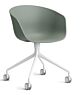 HAY About a Chair AAC24 bureaustoel - Wit onderstel-Fall Green