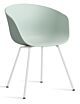 HAY About a Chair AAC26 - wit onderstel-Dusty Mint