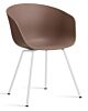 HAY About a Chair AAC26 - wit onderstel-Soft Brick