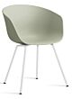 HAY About a Chair AAC26 - wit onderstel-Pastel green