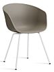 HAY About a Chair AAC26 - wit onderstel-Khaki
