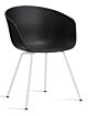 HAY About a Chair AAC26 - wit onderstel-Black