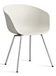 HAY About a Chair AAC26 - chrome onderstel-Melange Cream