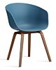 HAY About a Chair AAC22 stoel Walnoot onderstel- Azure Blue